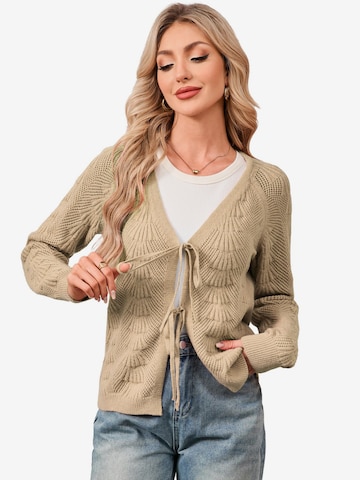 Yesfashion Strickjacke in Orange: Vorderseite