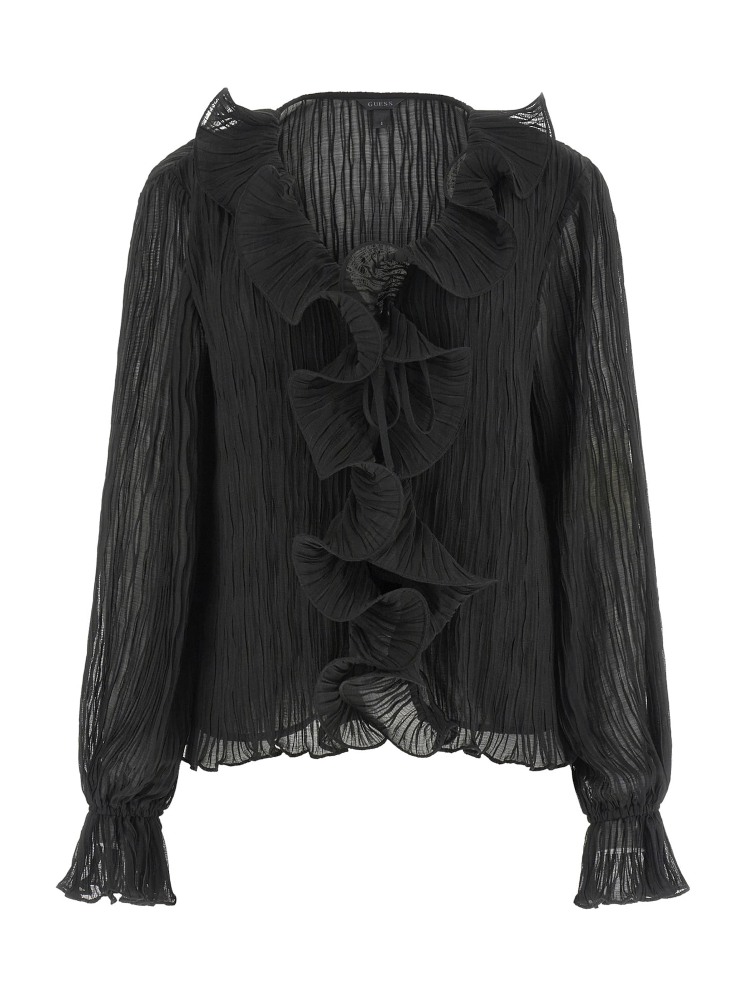 melns GUESS Blūze 'FAYE': no priekšpuses