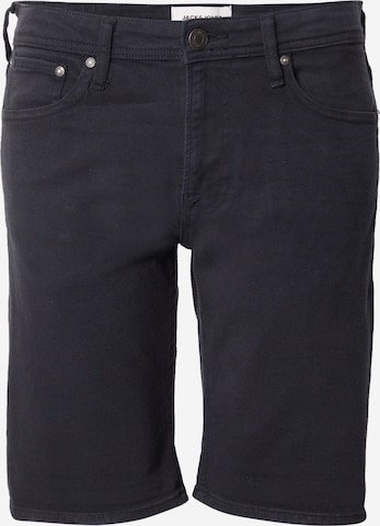 JACK & JONES Regular Farkut värissä musta: etupuoli