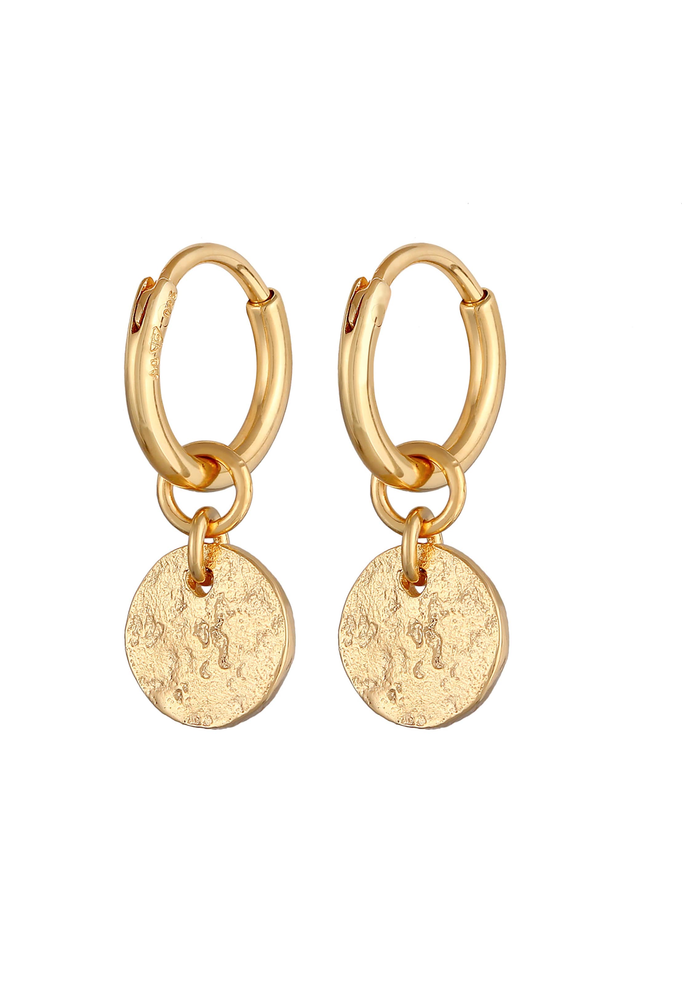 ELLI Ohrringe in Gold: Vorderseite