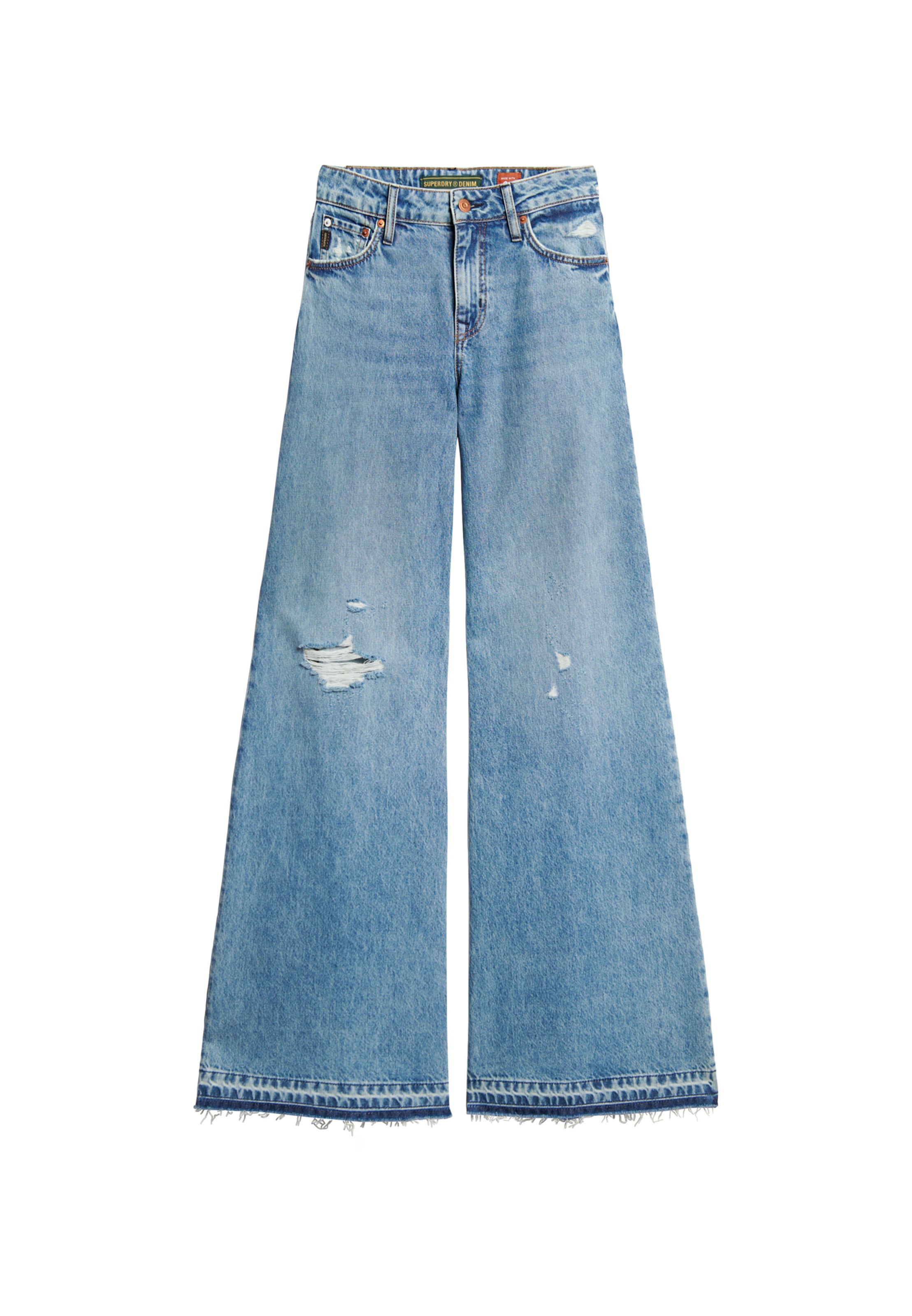 Superdry Jeans in Blauw: voorkant