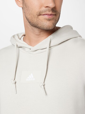 ADIDAS SPORTSWEAR Sport sweatshirt 'Essentials Feelvivid  Fleece Drop Shoulder' i grå