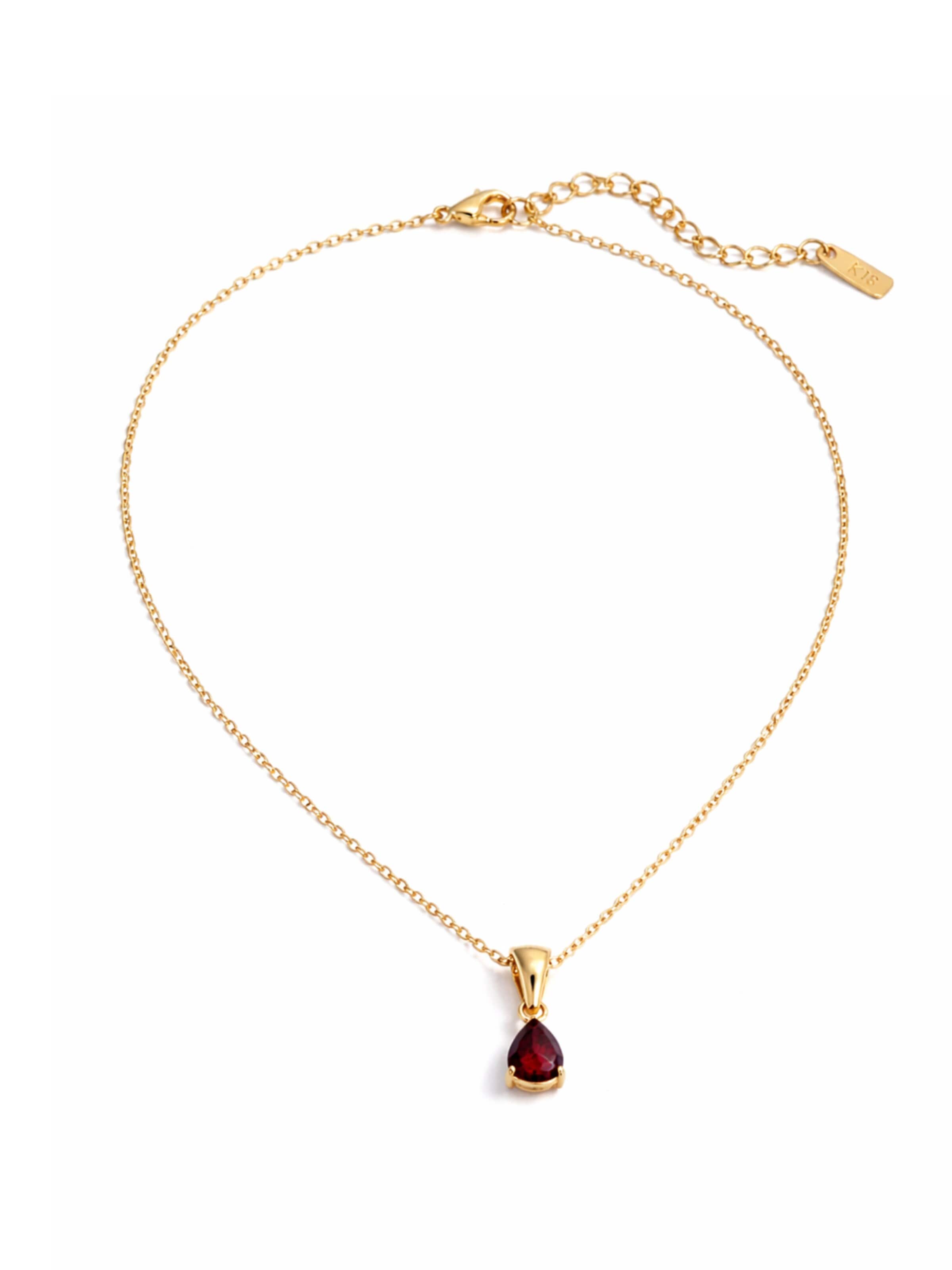 Pure Schmuck Necklace in Red: front