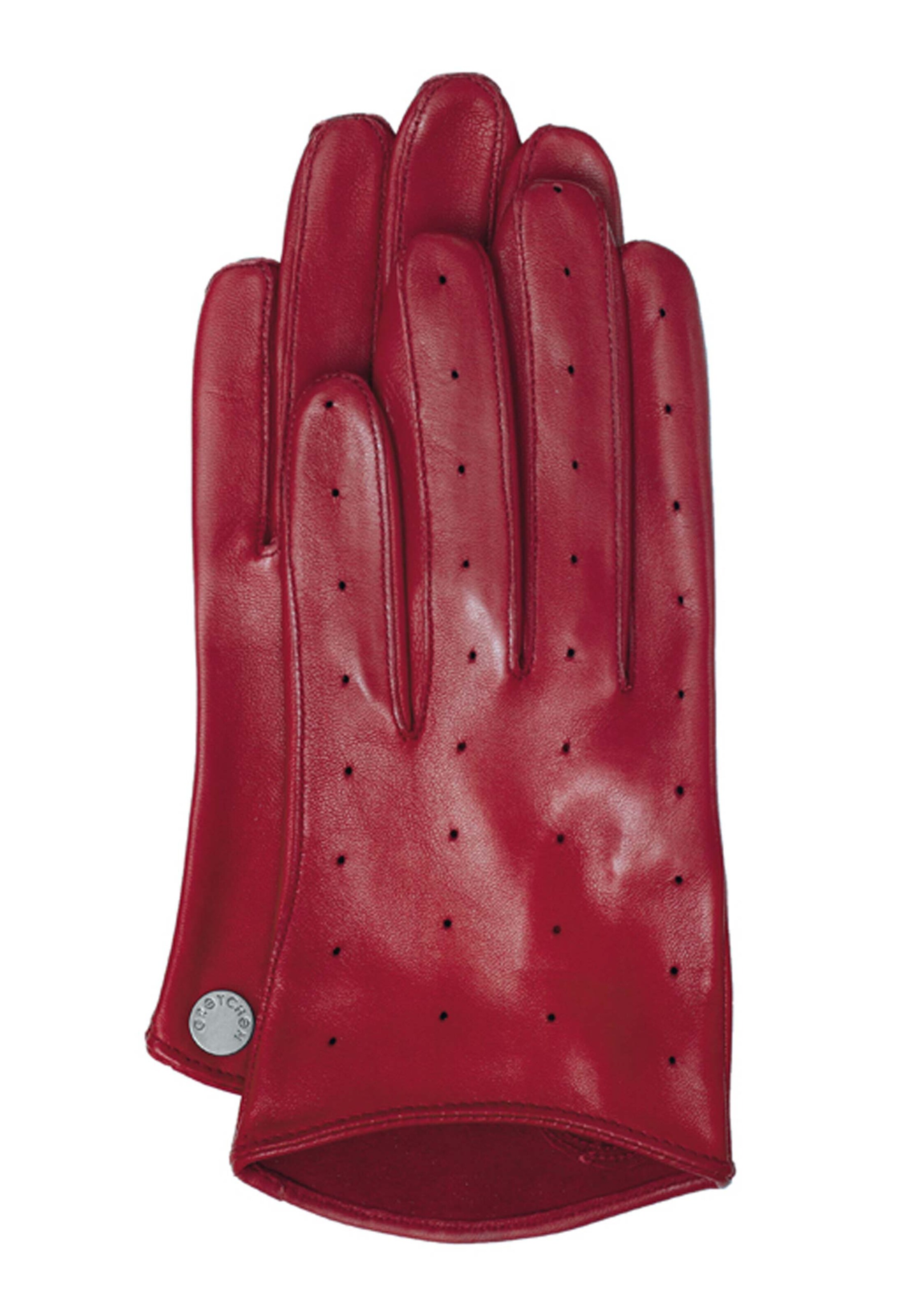Gretchen Fingerhandschuhe ' Summer Gloves' in Rot: Vorderseite