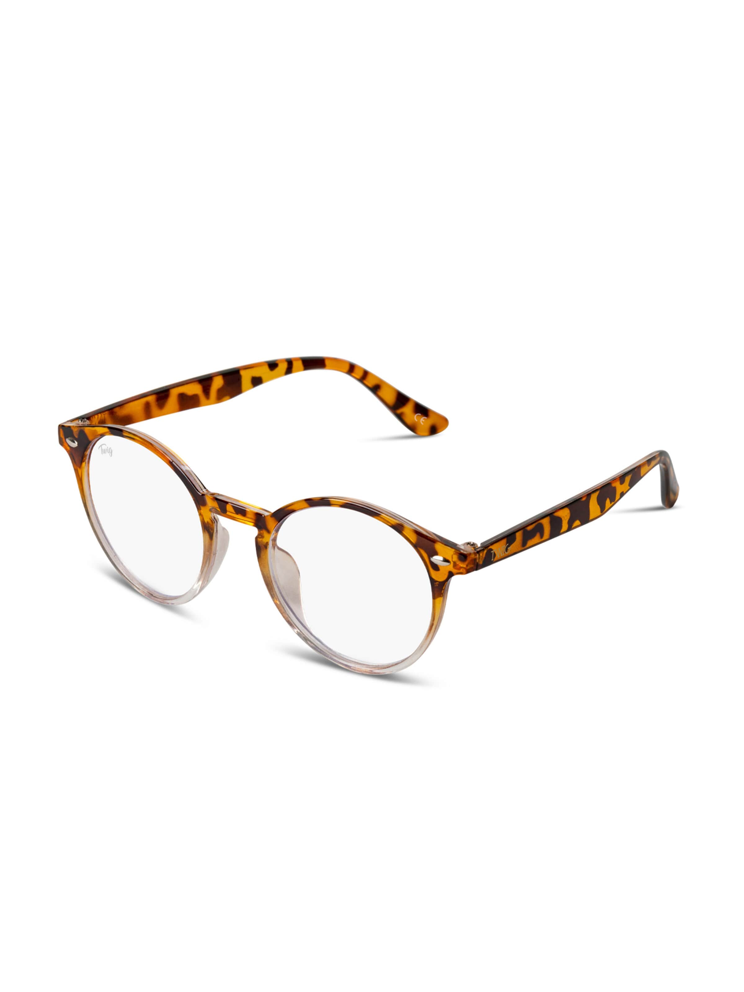 TWIG Concept Milano Glasses 'Jager' in Brown: front