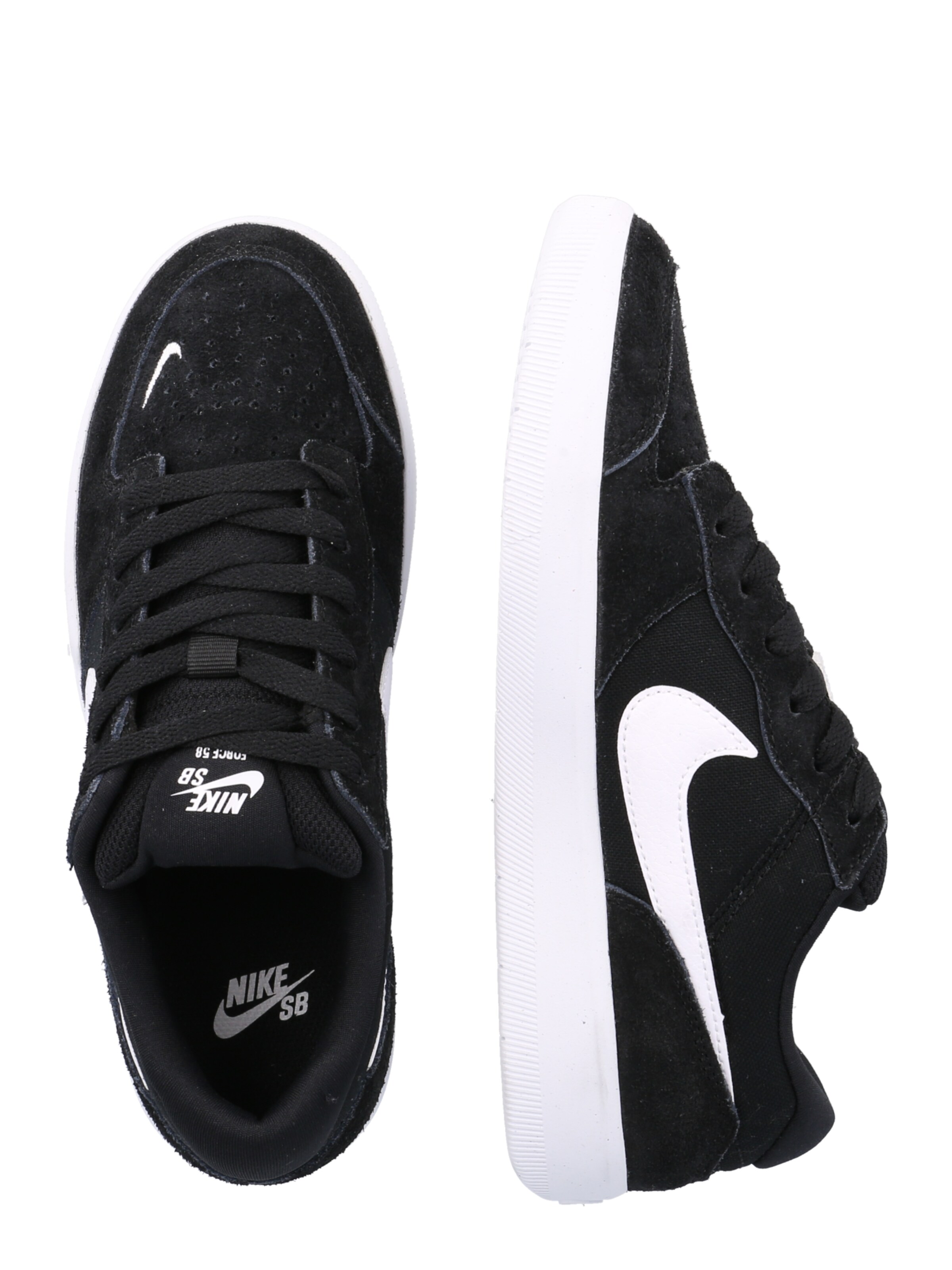 Baskets basses 'Force 58' Nike SB en Noir | ABOUT YOU
