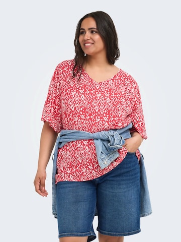 ONLY Carmakoma Blouse 'CARVIWI' in Red