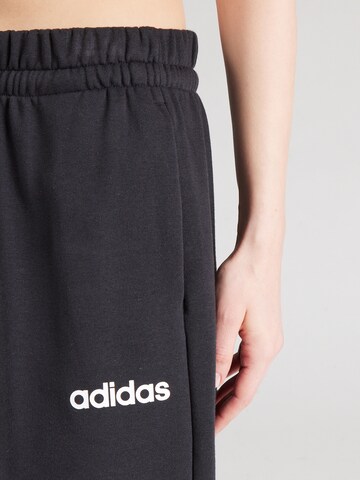 Effilé Pantalon de sport 'Essentials' ADIDAS SPORTSWEAR en noir