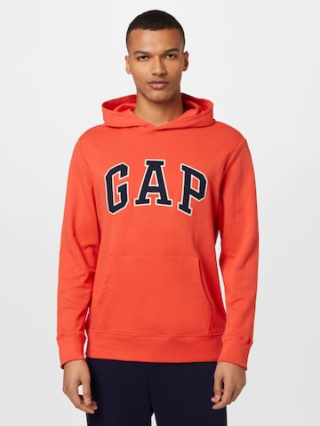 GAP Regular fit Sweatshirt in Rood: voorkant