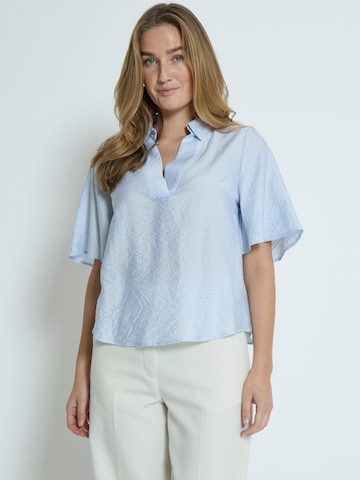 Peppercorn Blouse 'Hedda' in Blauw: voorkant