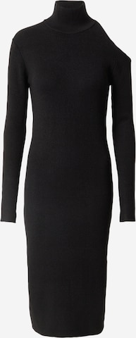 BZR Stickad klänning 'Lela Roxy' i svart: framsida