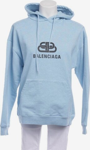 Balenciaga Sweatshirt & Zip-Up Hoodie in M in Blue: front