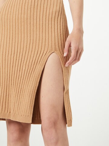 HOLLISTER Knit dress in Brown