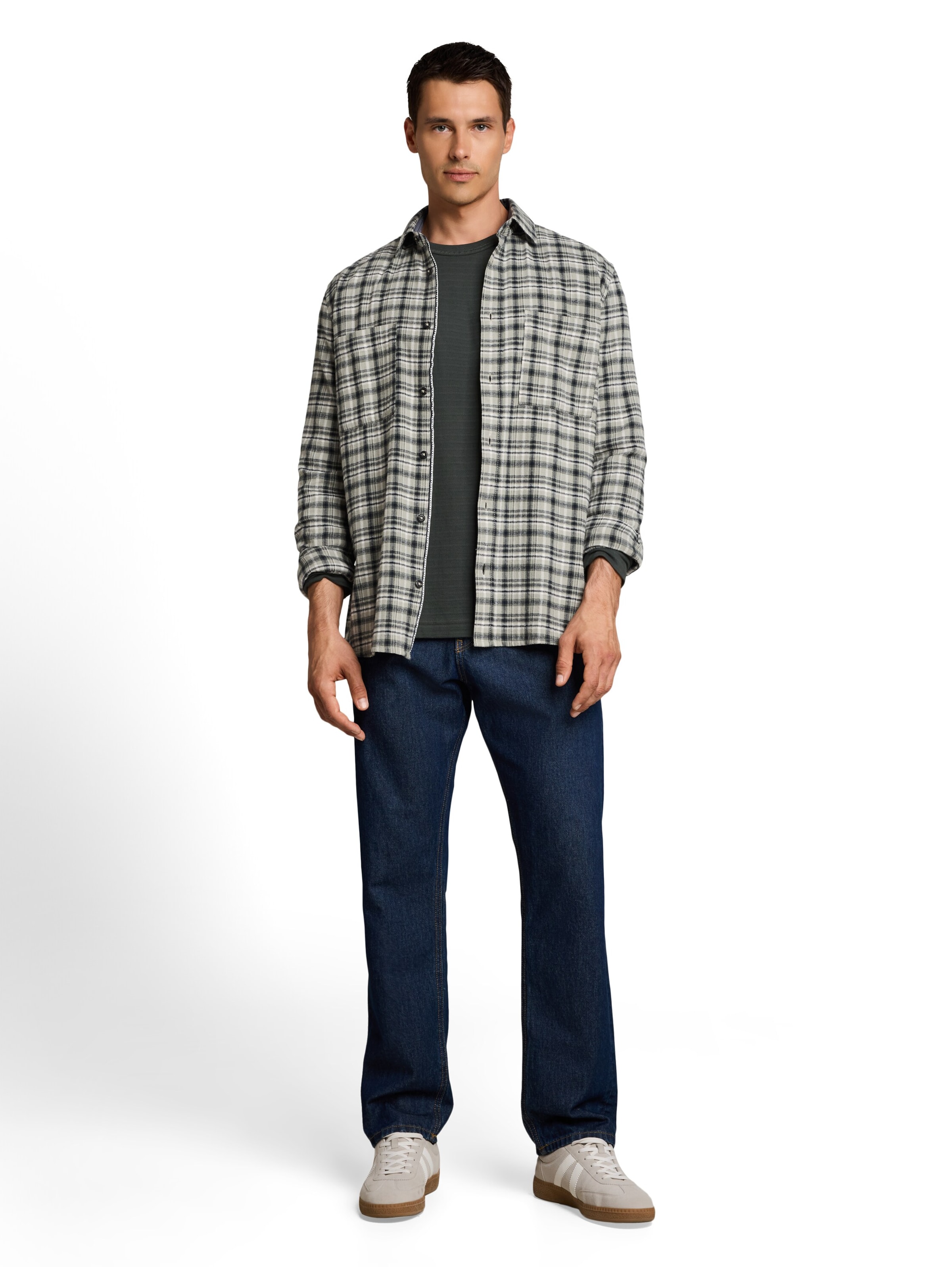 TOM TAILOR - Ajuste regular Camisa en verde