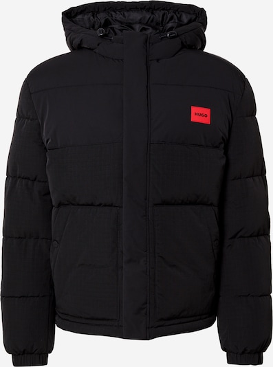 HUGO Veste d’hiver en rouge / noir, Vue avec produit