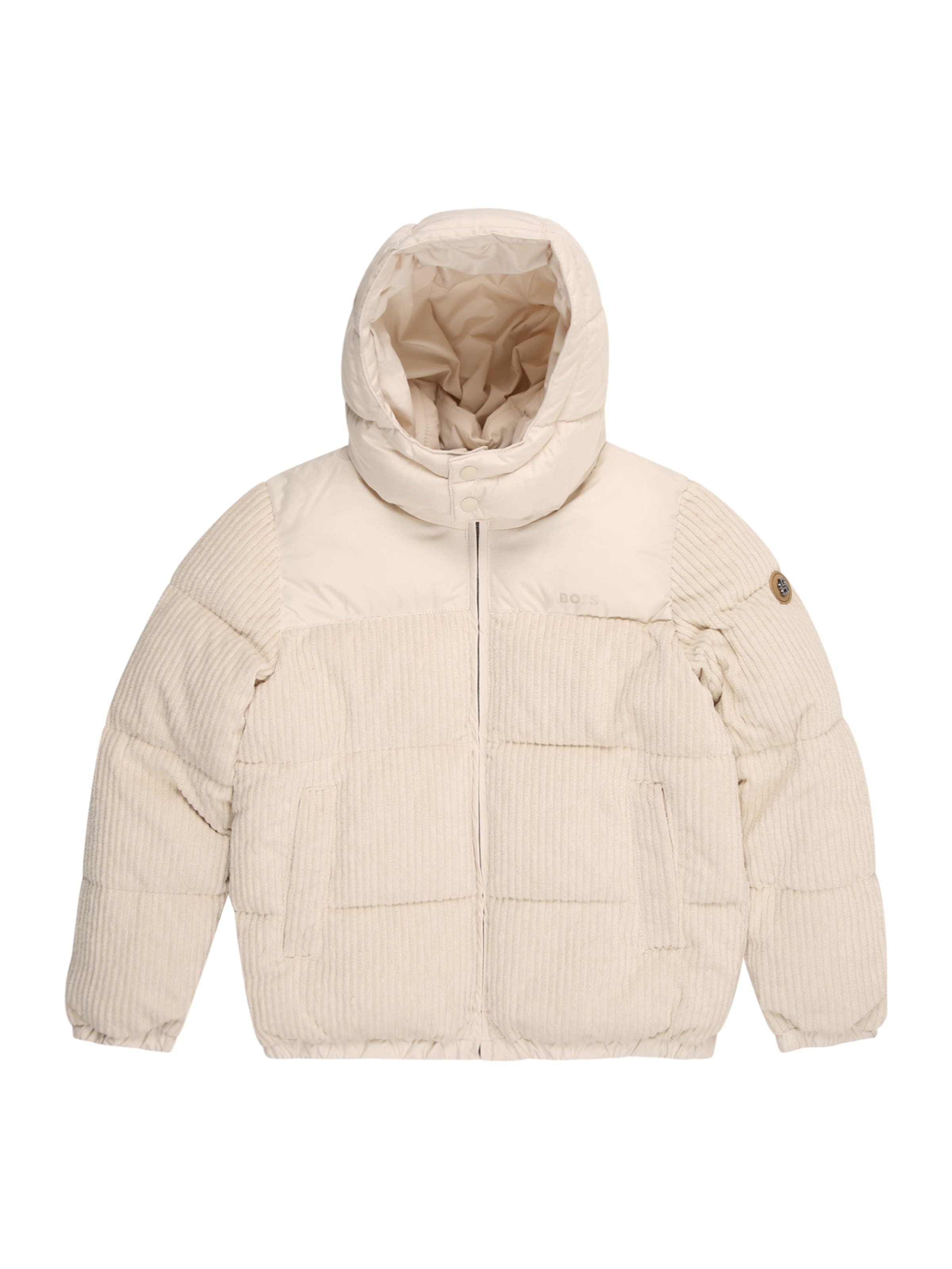 BOSS Демисезонная куртка в Бежевый: спереди