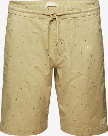 ESPRIT Regular Broek in Beige: voorkant