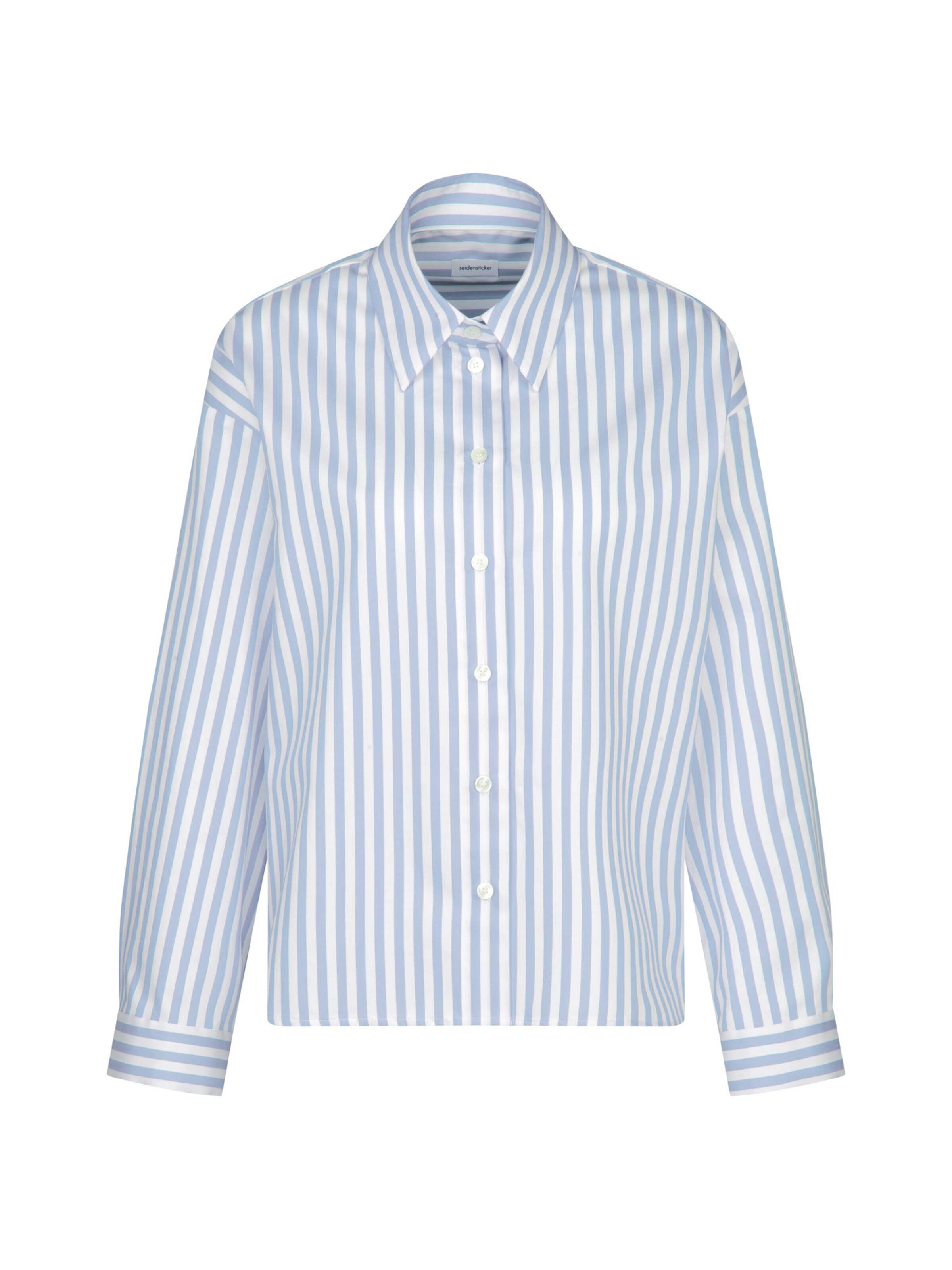 SEIDENSTICKER Blouse 'Schwarze Rose' in Blue: front