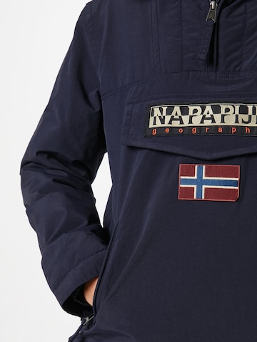 NAPAPIJRI Between-Season Jacket 'Rainforest' in Blue