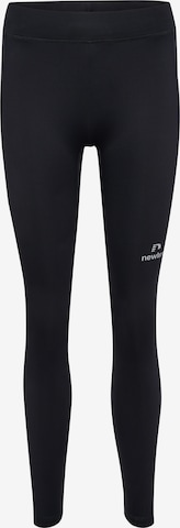 Newline Skinny Sportbroek in Zwart: voorkant