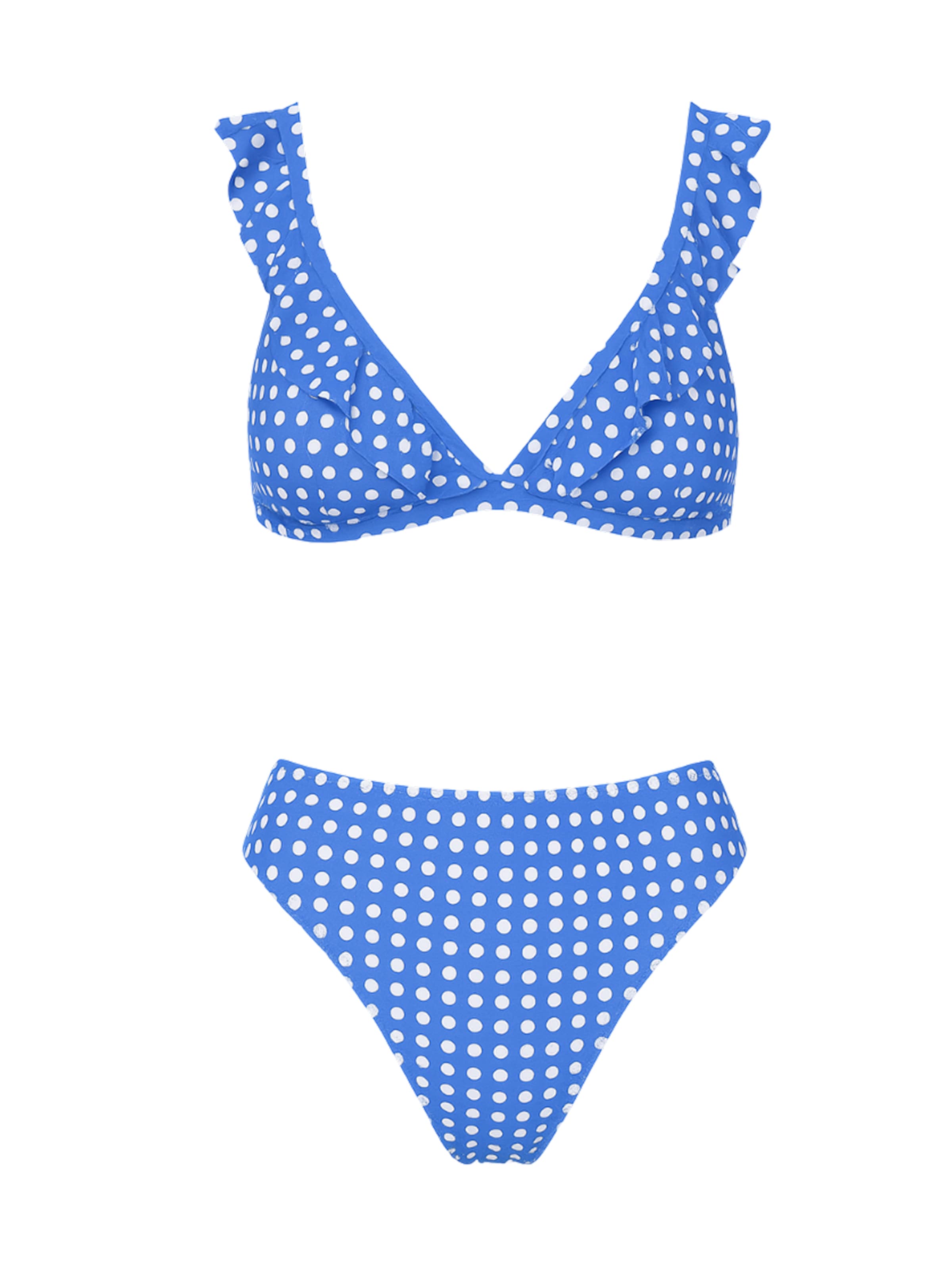 C&City Triangle Bikini in Blue: front