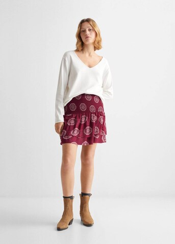 MANGO TEEN Skirt 'Petunia' in Red