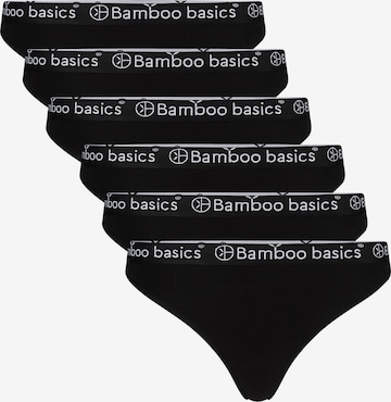 String Bamboo basics en noir : devant