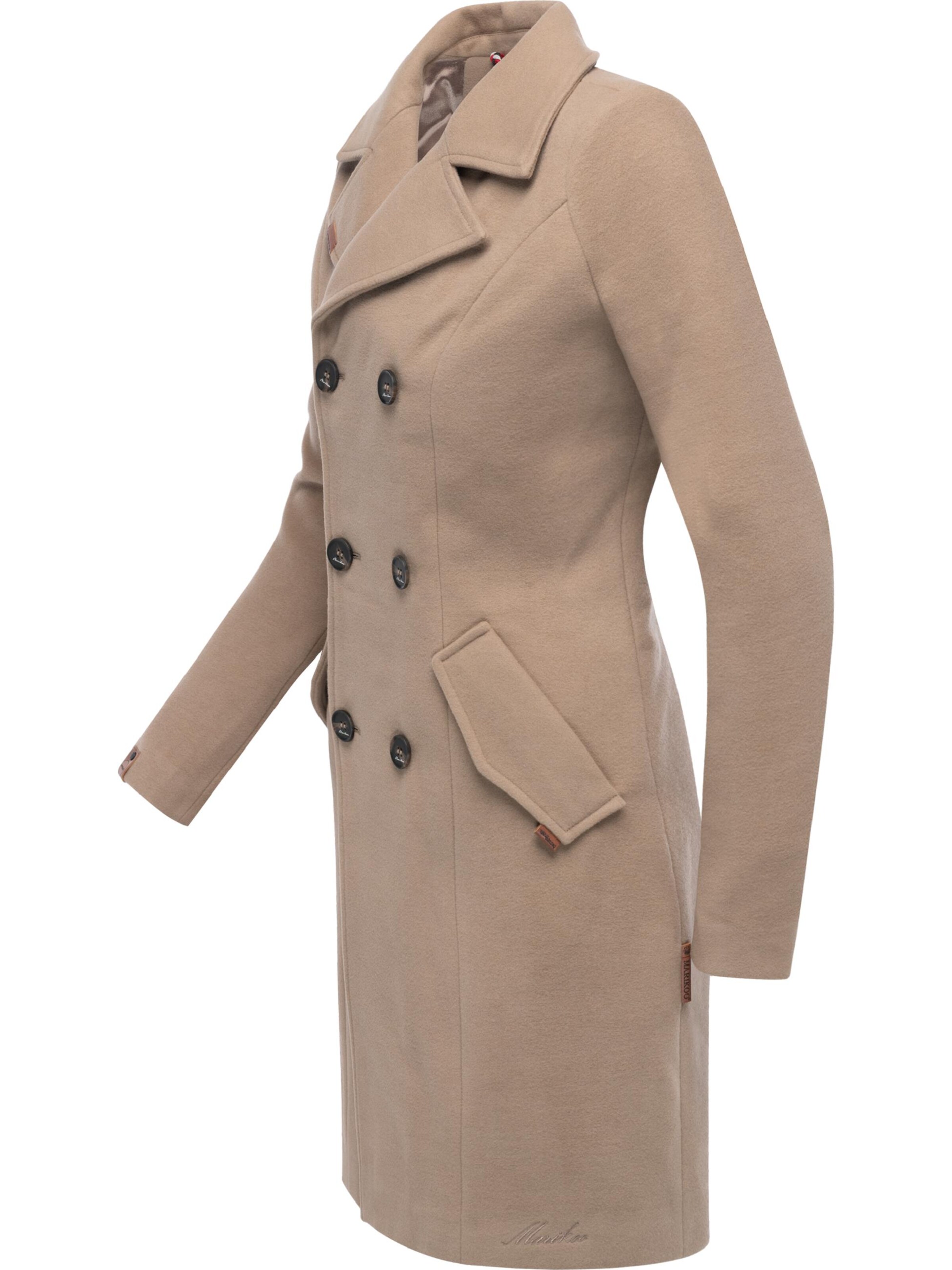 MARIKOO Between-Seasons Coat 'Nanakoo' in Beige