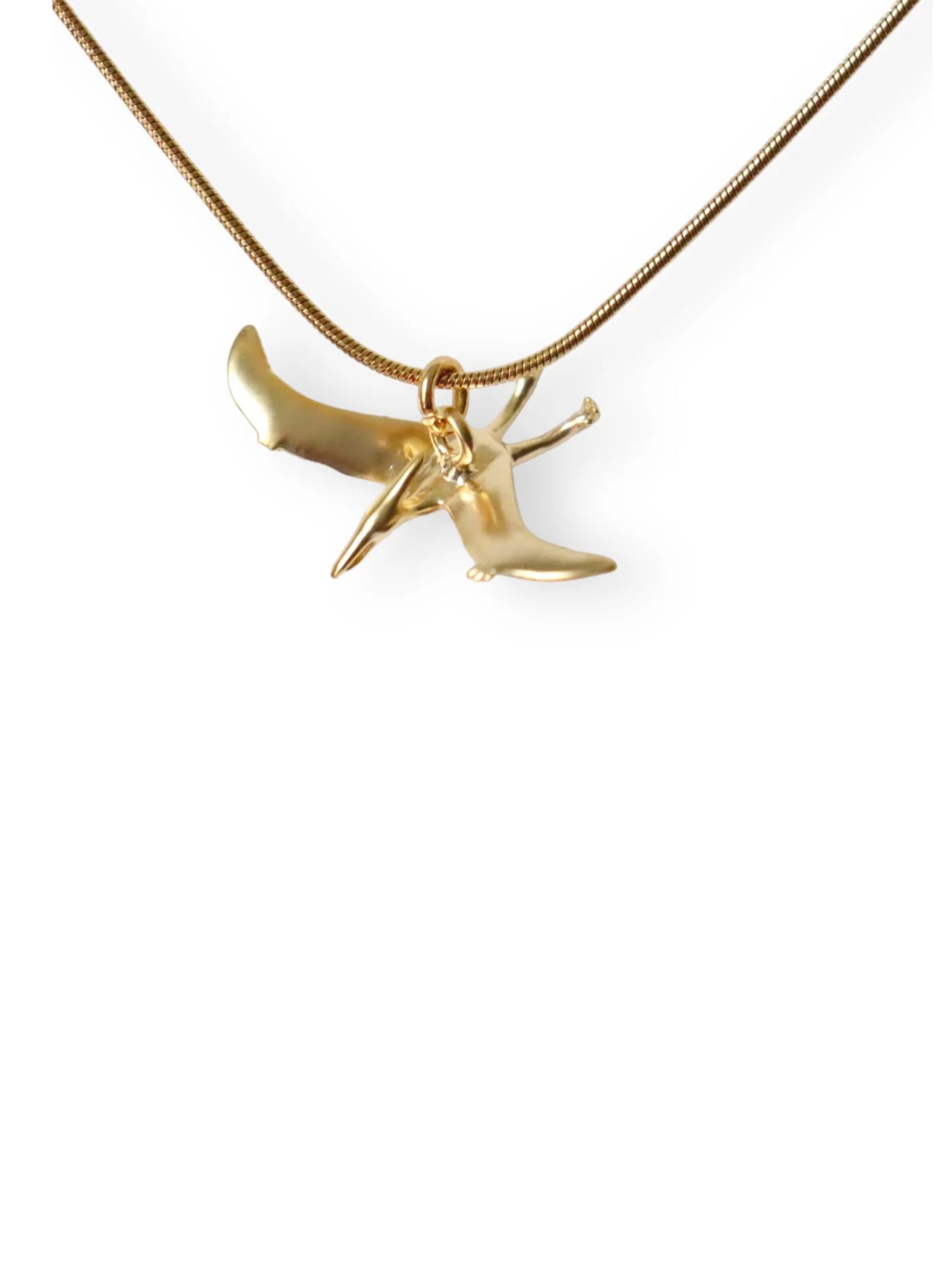 Fräulein Wunder Kette 'Dino Pteranodon'‌‌ in Gold
