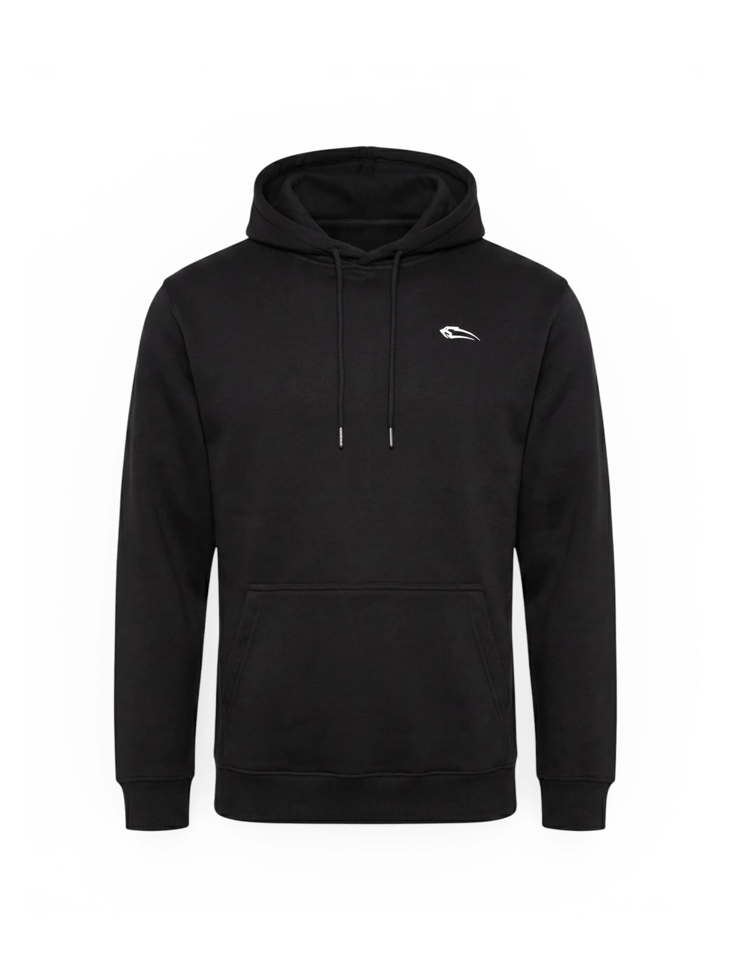 Veste de survêtement ' Darian ' Smilodox en noir : devant