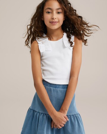 WE Fashion Shirt in White: front