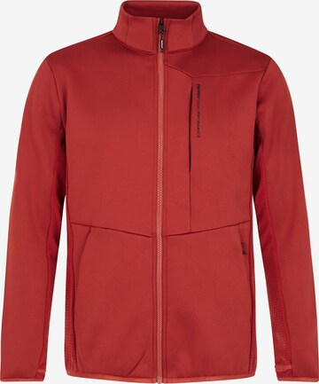 PROTEST Fleece jacket 'PRTFRAPTON' in Red: front
