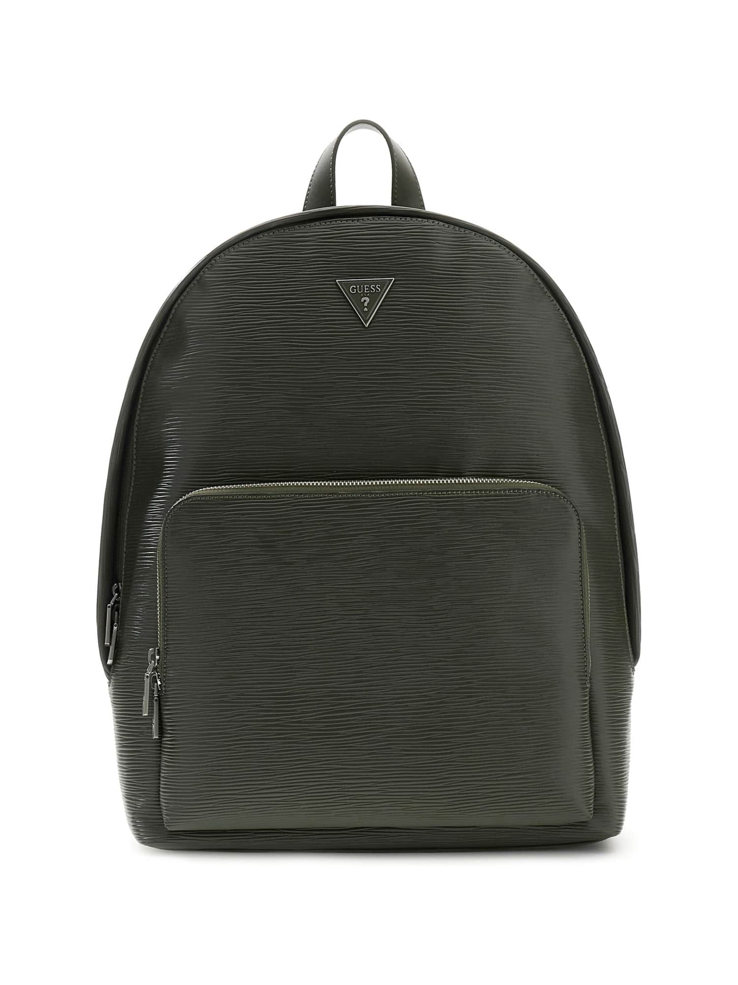 GUESS Rucksack 'Milano' in Grün: Vorderseite