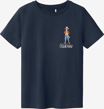 NAME IT Tričko 'NKMDIO' – modrá: přední strana