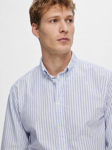 SELECTED HOMME - Ajuste estrecho Camisa 'RICK' en blanco