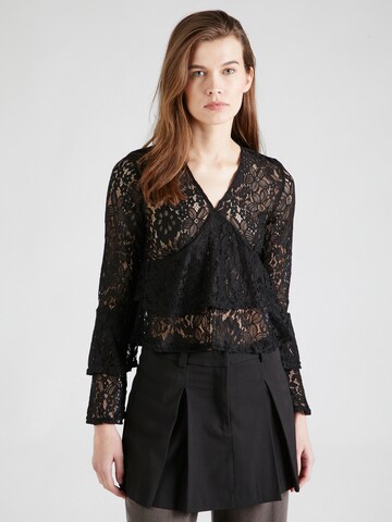 AÉROPOSTALE Blouse in Zwart: voorkant