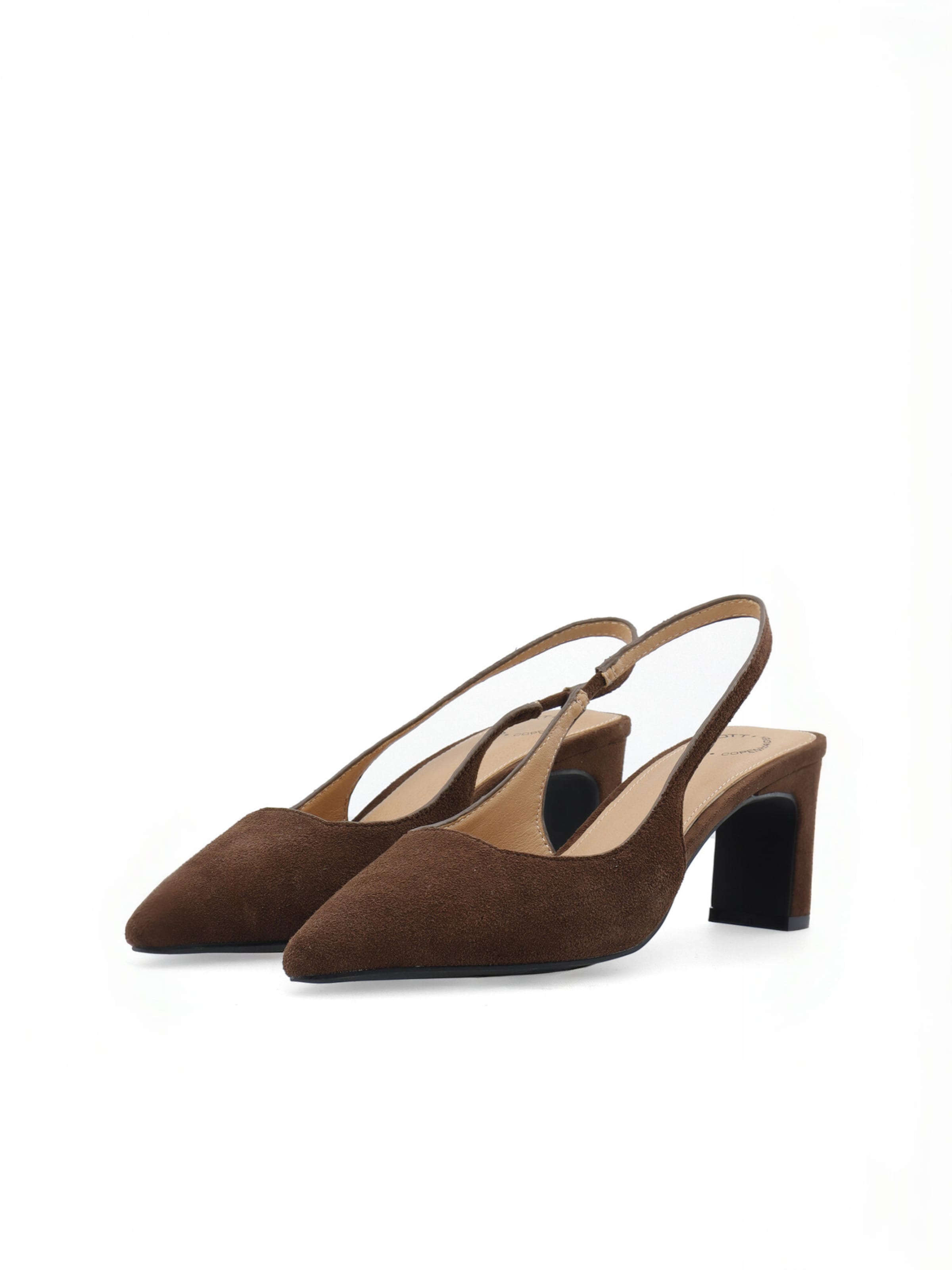 Décolleté di Ca'Shott in marrone: frontale