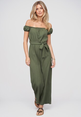 Cloud5ive Jumpsuit in Grün: Vorderseite