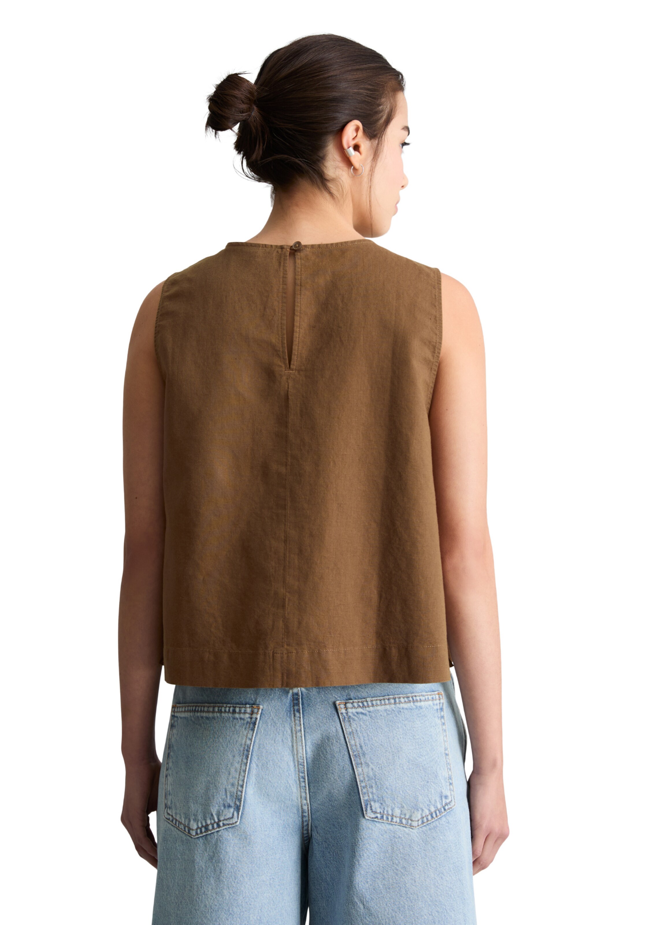 Marc O'Polo DENIM Bluse in Braun