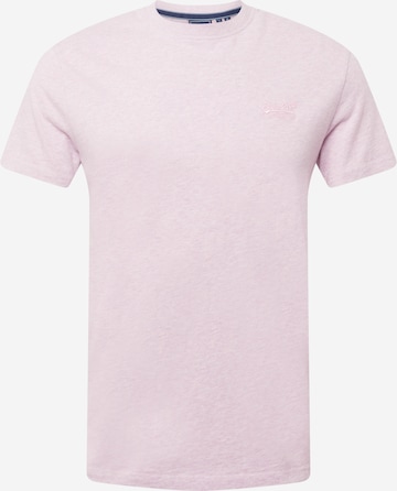 Superdry - Camiseta en rosa: frente