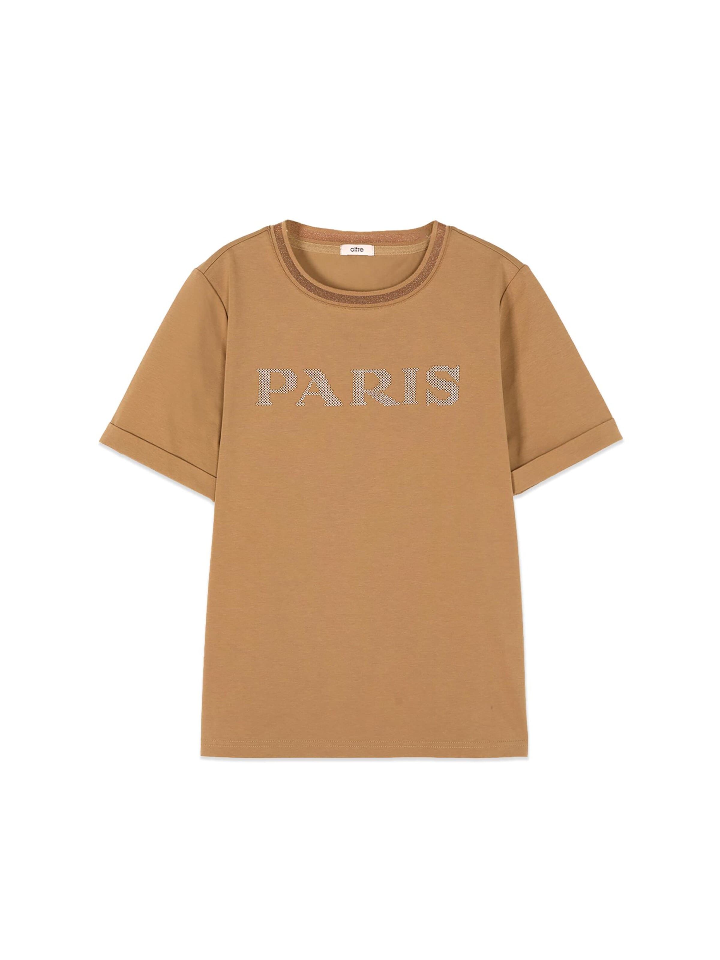 oltre - Camiseta en beige: frente