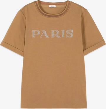 oltre - Camiseta en beige: frente