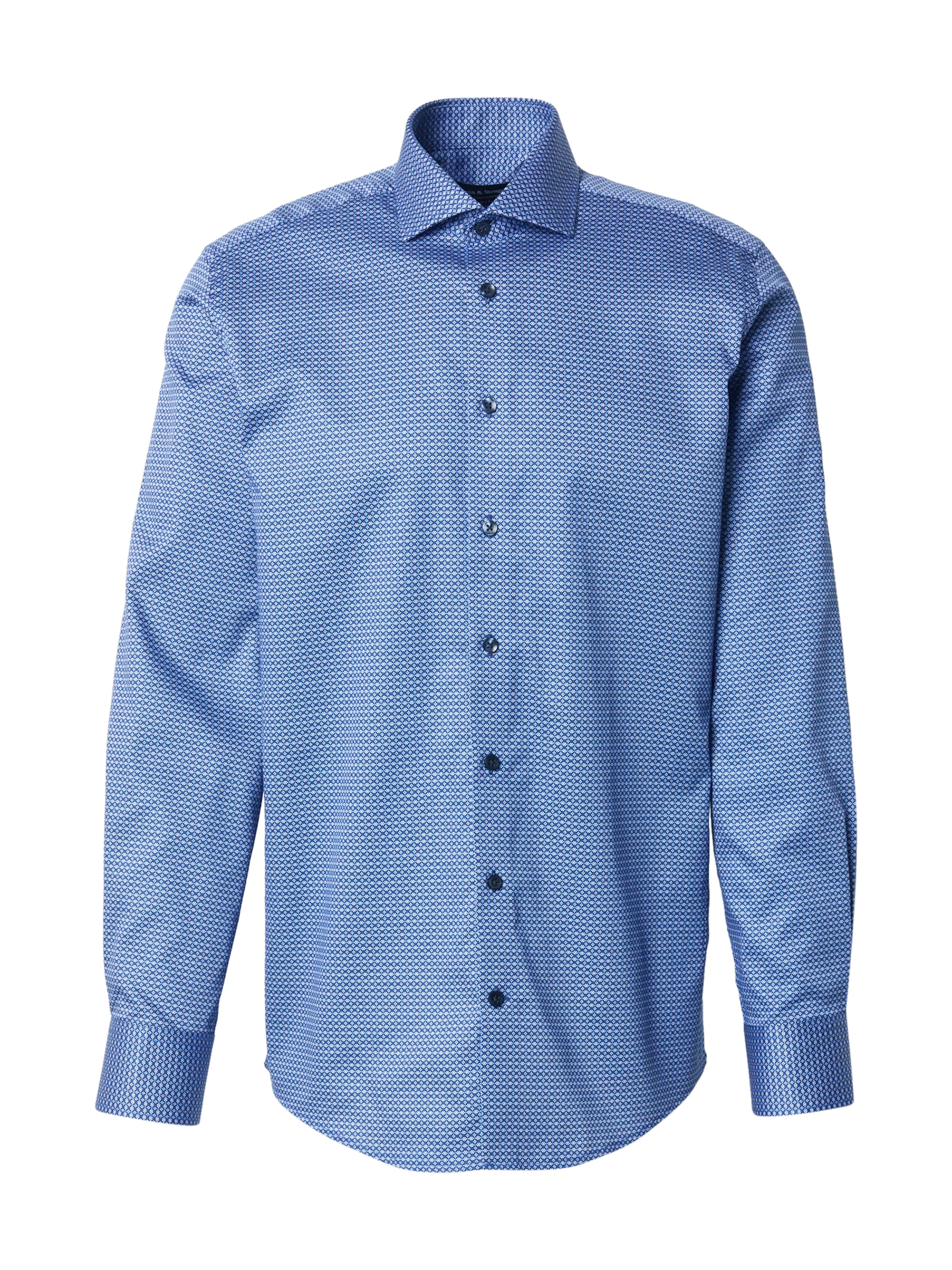 Bruun & Stengade Regular fit Business shirt 'Madsen' in Blue: front