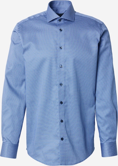 Bruun & Stengade Businesspaita 'Madsen' värissä sininen / vaaleansininen / valkoinen, Tuotenäkymä