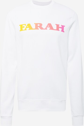 FARAH Sweatshirt 'PALM' in Yellow / Pink / White, Item view