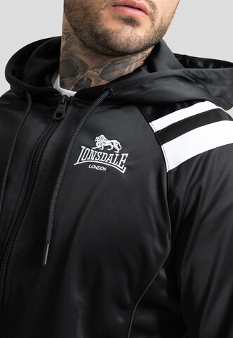 Lonsdale London Bluza rozpinana 'Golders' w kolorze czarny