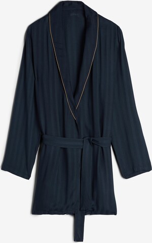 INTIMISSIMI Short Bathrobe in Blue: front