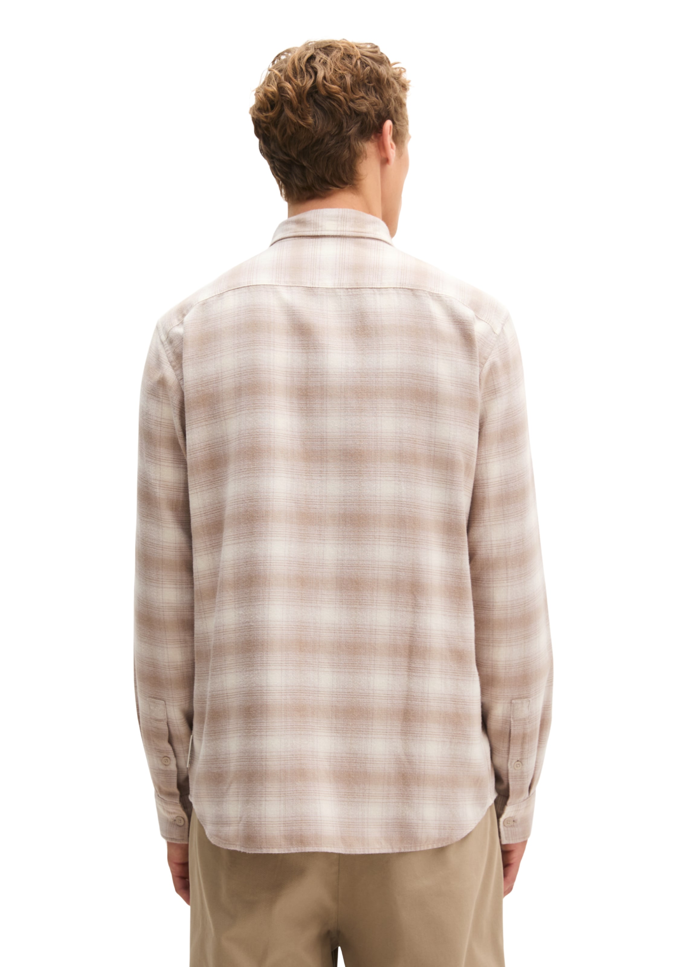 Marc O'Polo Regular fit Button Up Shirt in Beige: back