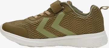 Hummel Sneakers in Groen: voorkant