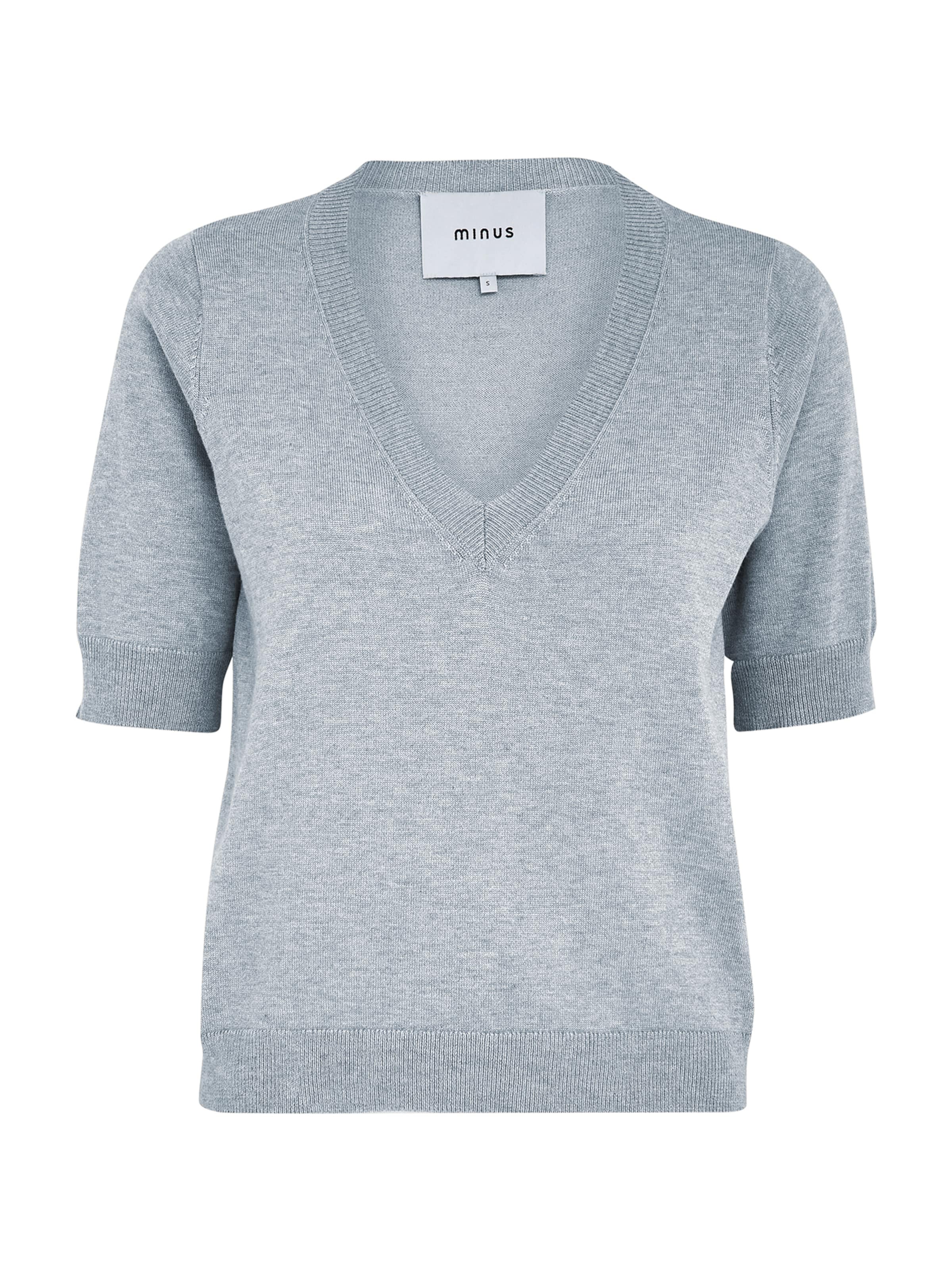 minus Pullover 'Milla' in Grau: Vorderseite